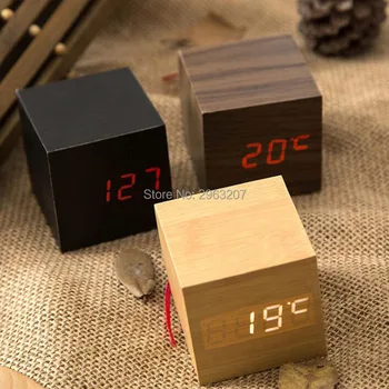 Modern Wooden Wood Digital LED Desk Alarm Clock Thermometer Timer Calendar Red LED Digital Alarm Creative Home Decor Gift
Modern Wooden Wood Digital LED Desk Alarm Clock Thermometer Timer Calendar Red LED Digital Alarm Creative Home Decor Gift
