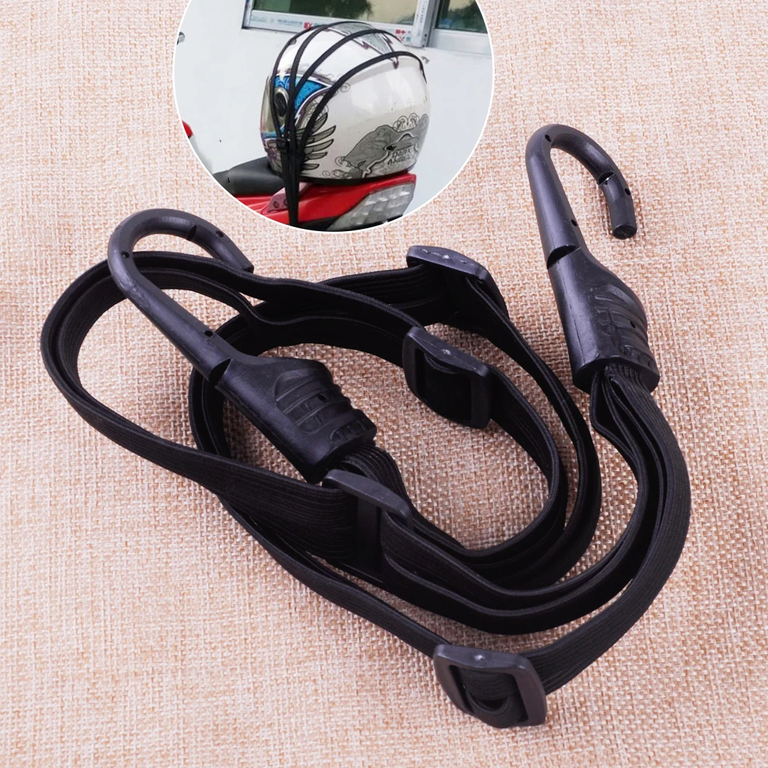 CITALL Universal Motorcycle Car Bike Flexible Retractable Helmet Luggage Elastic Rope Belt String Band Strap Refit
CITALL Universal Motorcycle Car Bike Flexible Retractable Helmet Luggage Elastic Rope Belt String Band Strap Refit