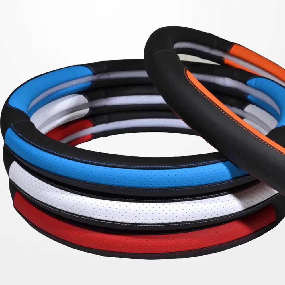 36cm/38cm/40cm 1pcs Car Steering Wheel Cover Microfiber Leather Sport Style Waterproof Steering-Wheel Covers for Universal Car
36cm/38cm/40cm 1pcs Car Steering Wheel Cover Microfiber Leather Sport Style Waterproof Steering-Wheel Covers for Universal Car