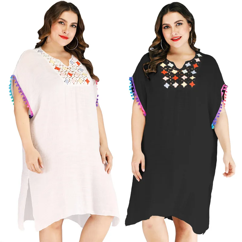 Beach Swimwear Womens Cover Ups Kaftan Bath Dress Swim Up Large Size Women Crochet Patchwork Loose Skirt Blouses Acetate FMZXG
Beach Swimwear Womens Cover Ups Kaftan Bath Dress Swim Up Large Size Women Crochet Patchwork Loose Skirt Blouses Acetate FMZXG
