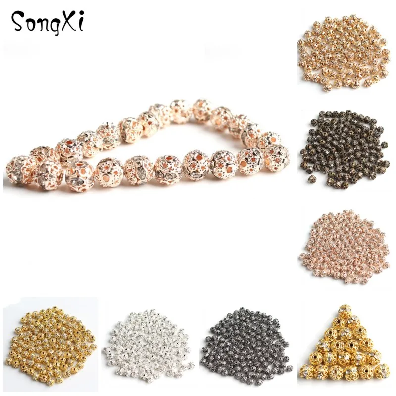 6mm/100pcs Plated Hollow Metal Crystal Ball Round Loose Spacer Beads For Jewelry Making Fit Diy Bracelets Necklace Wholesale
6mm/100pcs Plated Hollow Metal Crystal Ball Round Loose Spacer Beads For Jewelry Making Fit Diy Bracelets Necklace Wholesale