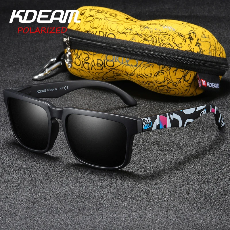 KDEAM 2018 Summer New Men Sport Sunglasses Polarized HD lens Square Sun Glasses Women Eyewear Colorfull UV400 With Case KD2501
KDEAM 2018 Summer New Men Sport Sunglasses Polarized HD lens Square Sun Glasses Women Eyewear Colorfull UV400 With Case KD2501