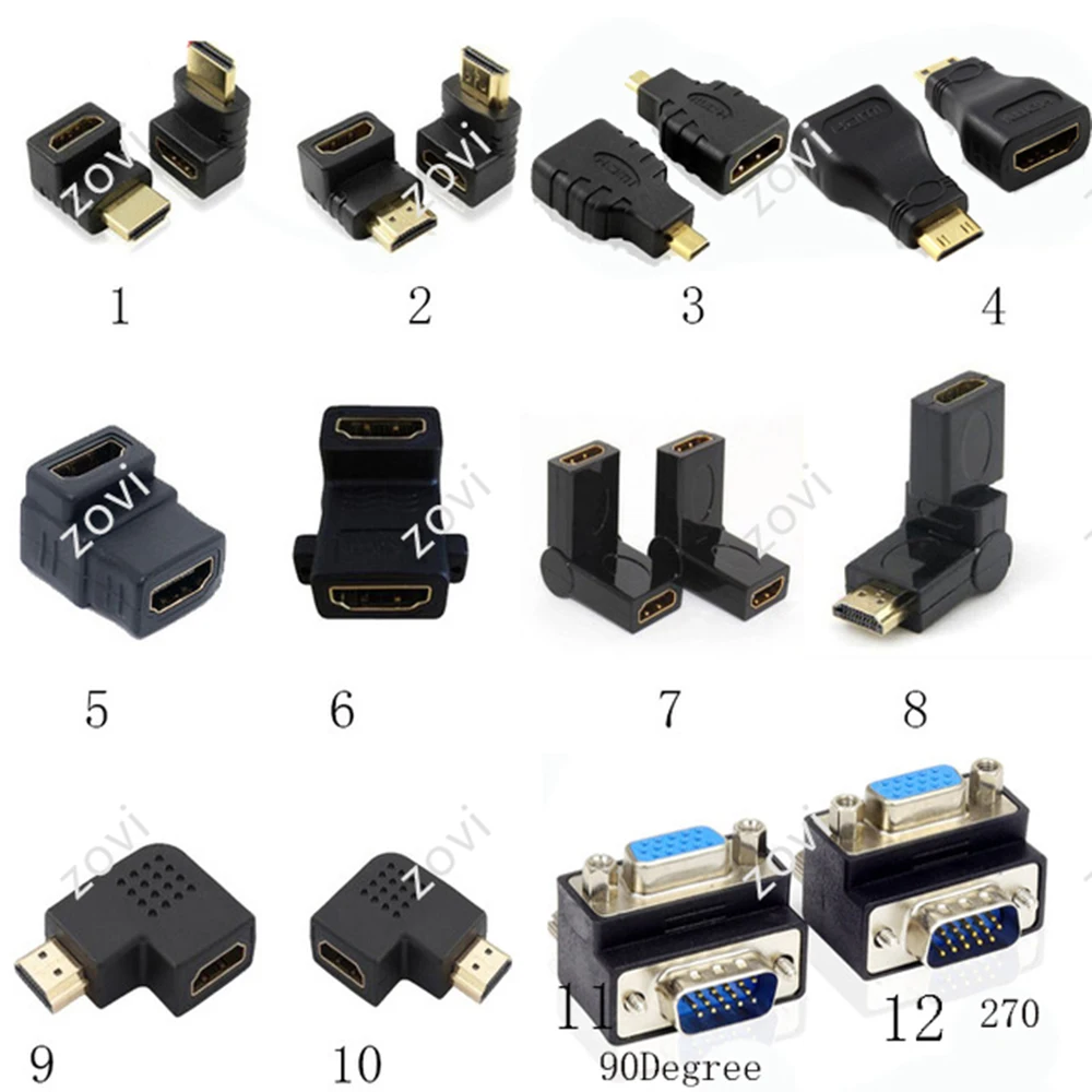 HDMI Connector Male to HDMI Female Adapter 4K Converter Extender 270 90 Degree Right Angle for 1080P HDTV PC micro HDMI Adapter
HDMI Connector Male to HDMI Female Adapter 4K Converter Extender 270 90 Degree Right Angle for 1080P HDTV PC micro HDMI Adapter