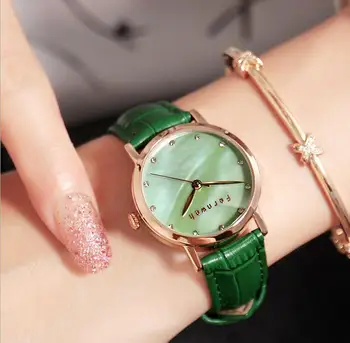 Pearl Fritillary Rhinestone High-End Rose Gold Waterproof Women's Leather Quartz Watch mk Watch Reloj Mujer Shippin
Pearl Fritillary Rhinestone High-End Rose Gold Waterproof Women's Leather Quartz Watch mk Watch Reloj Mujer Shippin
