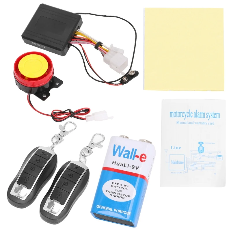 12V Motorcycle Bike Anti-theft Security Alarm System Remote Control Engine Start
12V Motorcycle Bike Anti-theft Security Alarm System Remote Control Engine Start