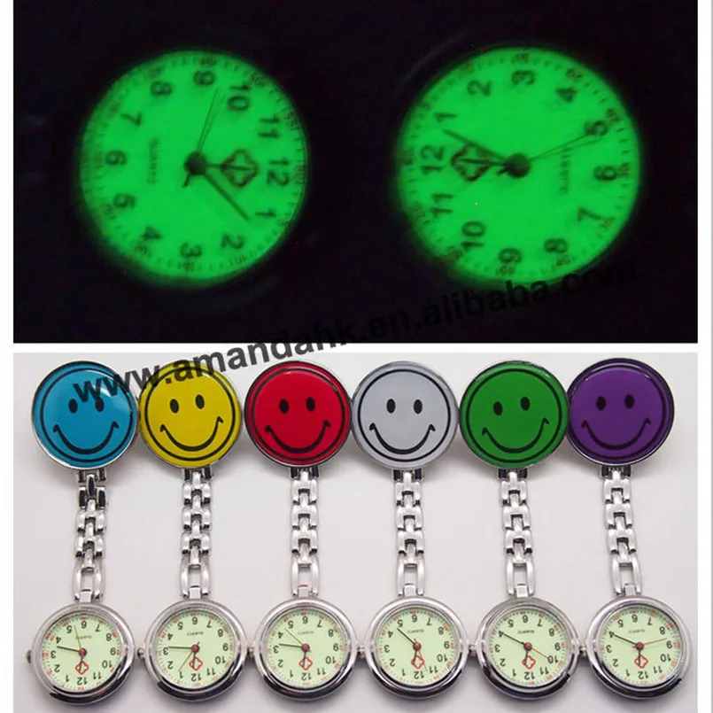 100pcs/lot hospital nurse watches luminous smile iron doctor medical watches fashion style metal quartz pocket watches
100pcs/lot hospital nurse watches luminous smile iron doctor medical watches fashion style metal quartz pocket watches