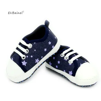E&Bainel New Canvas Baby Shoes 2017 Fashion Toddler Infants Crib Shoes Star Print Baby Boys Shoes Girls Baby First Walkers
E&Bainel New Canvas Baby Shoes 2017 Fashion Toddler Infants Crib Shoes Star Print Baby Boys Shoes Girls Baby First Walkers