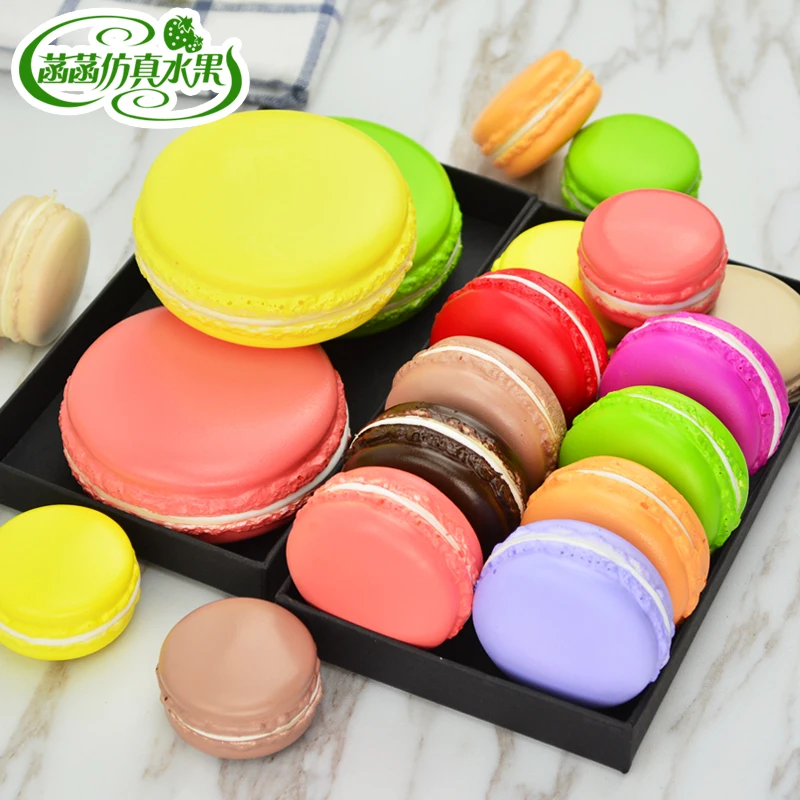 Festive Party Supplies Artificial Decorations Foods Colorful PU Simulation Macarons Cake Dessert Model 9pcs/lot
Festive Party Supplies Artificial Decorations Foods Colorful PU Simulation Macarons Cake Dessert Model 9pcs/lot