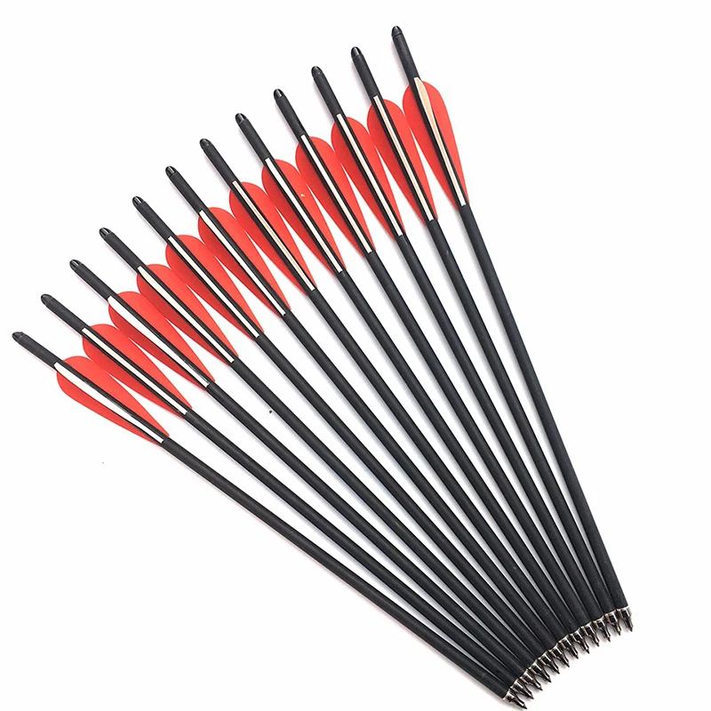 6pcs/12pcs/24pcs New 17 inch 20 inch 22 inch Crossbow Bolts Carbon Arrow With Red Vans and Removable Arrowhead/Tip For Hunting
6pcs/12pcs/24pcs New 17 inch 20 inch 22 inch Crossbow Bolts Carbon Arrow With Red Vans and Removable Arrowhead/Tip For Hunting