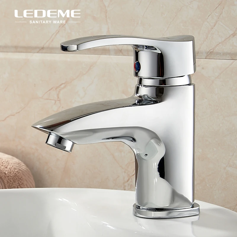 LEDEME Solid Brass Bathroom Basin Faucet Modern Single Handle Lavatory Faucet Simple Basin Water Tap Sink Mixer Crane L1064
LEDEME Solid Brass Bathroom Basin Faucet Modern Single Handle Lavatory Faucet Simple Basin Water Tap Sink Mixer Crane L1064