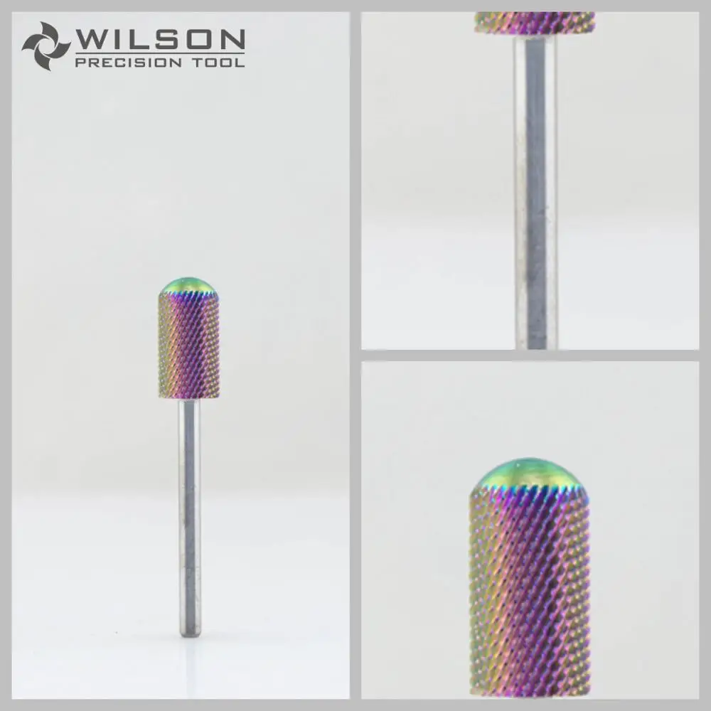 2pcs Large Barrel Smooth Top Bit - Medium (M-1120056) - Rainbow Coating - WILSON Carbide Nail Drill Bit
2pcs Large Barrel Smooth Top Bit - Medium (M-1120056) - Rainbow Coating - WILSON Carbide Nail Drill Bit