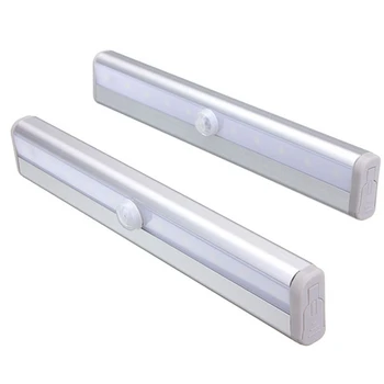 IR Infrared Motion Sensor Light LED Night Light Lamp With Motion Sensor Toilet Lamp 10LEDs Closet Luminaire
IR Infrared Motion Sensor Light LED Night Light Lamp With Motion Sensor Toilet Lamp 10LEDs Closet Luminaire