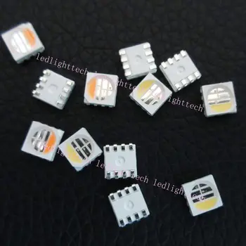 100pcs RGBWW RGBW RGB+Warm White RGBCW RGB+Cool White LED Chip Bead 4 Colors in 1 LED RGB 5050 SMD New
100pcs RGBWW RGBW RGB+Warm White RGBCW RGB+Cool White LED Chip Bead 4 Colors in 1 LED RGB 5050 SMD New