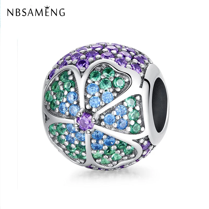 New 100% 925 Sterling Silver Bead Charm Glorious Bloom Charms Multi-Colored CZ Radiant Fit Pandora Bracelets Women Diy Jewelry
New 100% 925 Sterling Silver Bead Charm Glorious Bloom Charms Multi-Colored CZ Radiant Fit Pandora Bracelets Women Diy Jewelry