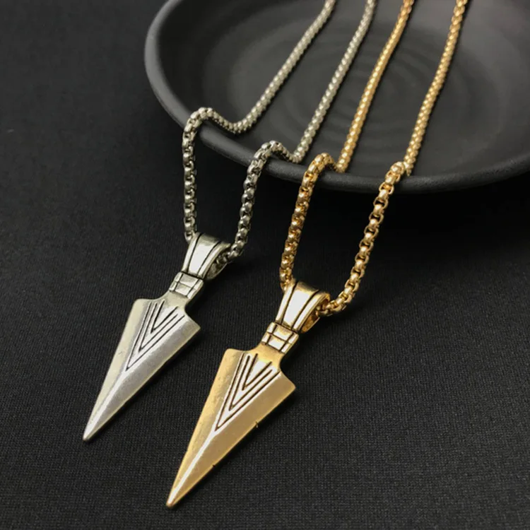 2019 New Personality Pendant Gift Accessories Arrow Necklace Fashion Necklace Jewelry Men Vintage Alloy Simple Women Creativity
2019 New Personality Pendant Gift Accessories Arrow Necklace Fashion Necklace Jewelry Men Vintage Alloy Simple Women Creativity