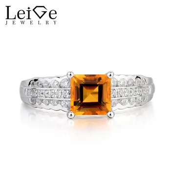 Leige Jewelry Natural Citrine Ring Citrine Engagement Ring Princess Cut Yellow Gemstone 925 Sterling Silver Gifts for Women
Leige Jewelry Natural Citrine Ring Citrine Engagement Ring Princess Cut Yellow Gemstone 925 Sterling Silver Gifts for Women