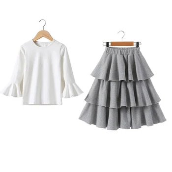 Children Girls Dress Set Girl Long Sleeve Beach Dress Cotton Kids girls Clothes Sets Autumn Dresses for girls white tshirt Dress
Children Girls Dress Set Girl Long Sleeve Beach Dress Cotton Kids girls Clothes Sets Autumn Dresses for girls white tshirt Dress