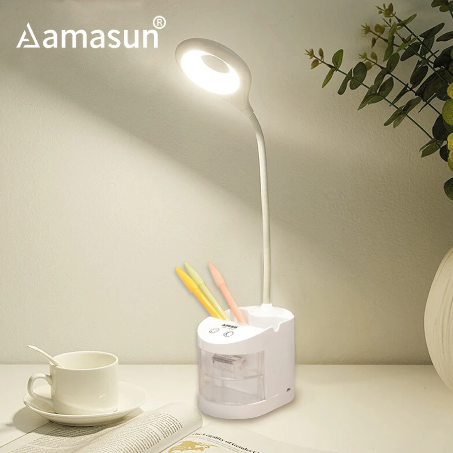 Touch Sensor Switch 3 Level Brightness Table Lamp No Flicker Eye Protection Reading Lamp Book 18650 Battery USB Led Desk Lamp
Touch Sensor Switch 3 Level Brightness Table Lamp No Flicker Eye Protection Reading Lamp Book 18650 Battery USB Led Desk Lamp