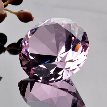 2015 Souvenir Gift Diamond Crystal Home Decoration 40mm Pink Beautiful Decor Paperweight Feng Shui
2015 Souvenir Gift Diamond Crystal Home Decoration 40mm Pink Beautiful Decor Paperweight Feng Shui