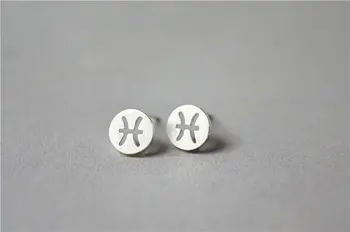 Zodiacal Pisces Earrings 12 Signs Zodiac Constellation Earrings Horoscope Astrology Disc Stud Earrings for Birthday
Zodiacal Pisces Earrings 12 Signs Zodiac Constellation Earrings Horoscope Astrology Disc Stud Earrings for Birthday