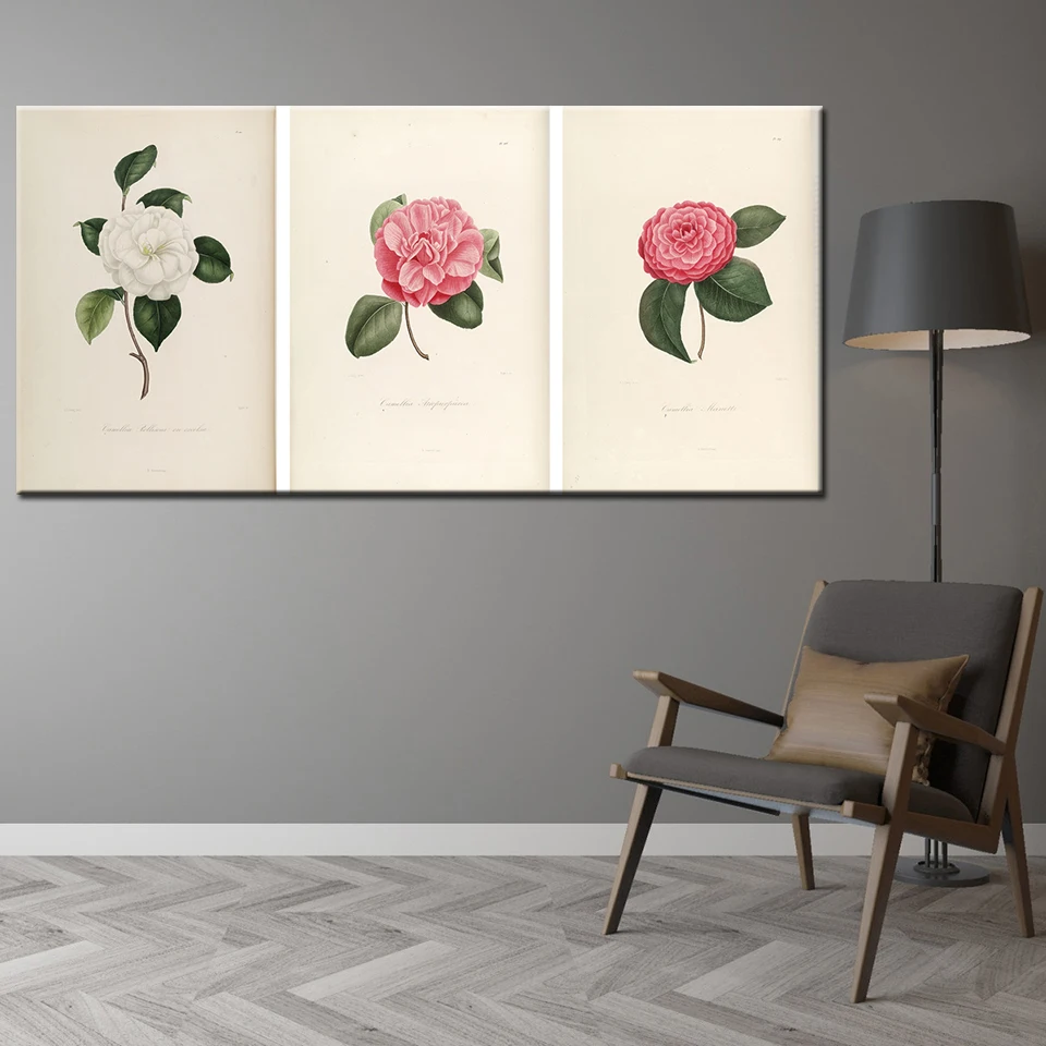 Nordic Simple Camellia Flower 3 Piece Decorative Painting Modular Picture Wall Art Canvas Painting for Living Room Free shipping
Nordic Simple Camellia Flower 3 Piece Decorative Painting Modular Picture Wall Art Canvas Painting for Living Room Free shipping