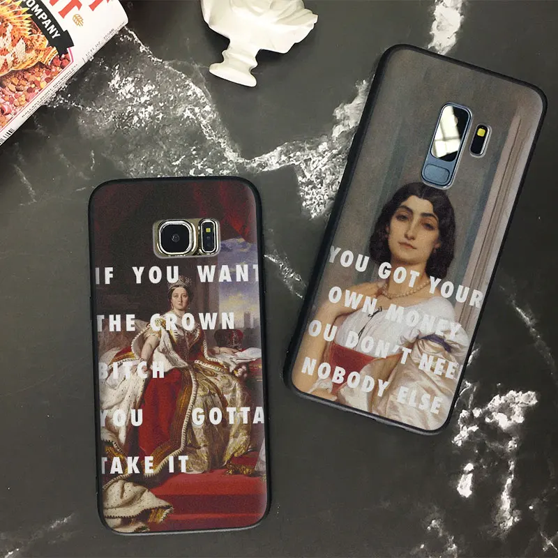 Vintage painting memes aesthetic Quotes Soft Silicone Phone Case Shell Cover For Samsung S7 Edge S8 S9 Plus Note 8 9
Vintage painting memes aesthetic Quotes Soft Silicone Phone Case Shell Cover For Samsung S7 Edge S8 S9 Plus Note 8 9