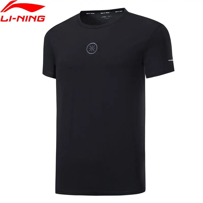 Фото Li Ning мужская Трикотажная футболка серии Уэйд 95% хлопок + 5% - купить