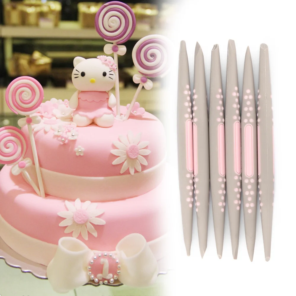 Hot 6 pc / set Sculpture Knifes Cake Fondant Decorating pen Soft Tip Carving Molding Pen Cupcake decor baking Tool
Hot 6 pc / set Sculpture Knifes Cake Fondant Decorating pen Soft Tip Carving Molding Pen Cupcake decor baking Tool