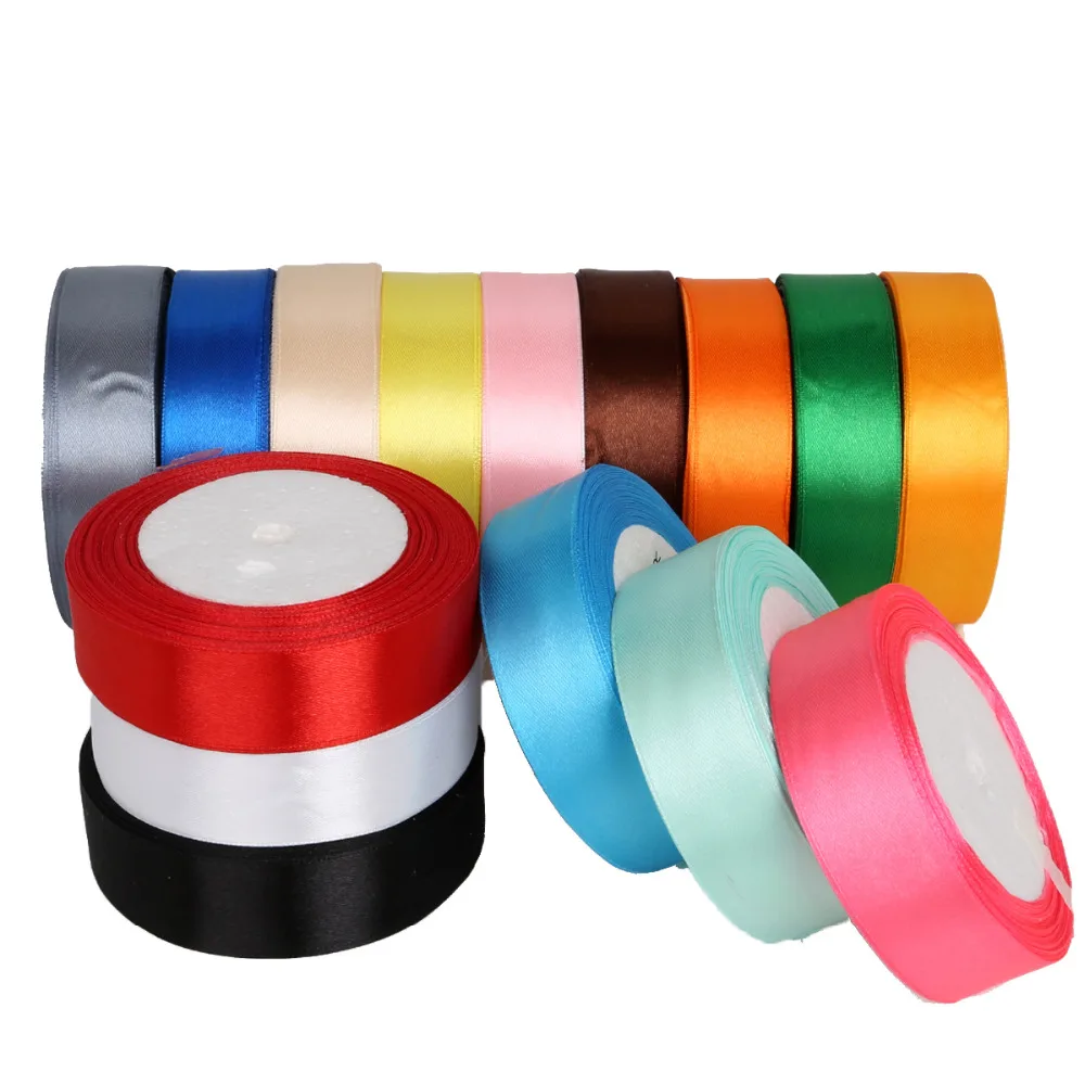 Hot Sale 25 Yards (25mm) Silk Satin Ribbon For DIY Wedding Party Decoration Invitation Card Gift Wrapping Scrapbooking Supplies
Hot Sale 25 Yards (25mm) Silk Satin Ribbon For DIY Wedding Party Decoration Invitation Card Gift Wrapping Scrapbooking Supplies