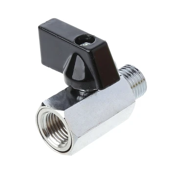 Brass Mini Ball Valve 1/4" BSP Male to Female Thread Air Compressor Hose W-store Jan11
Brass Mini Ball Valve 1/4" BSP Male to Female Thread Air Compressor Hose W-store Jan11