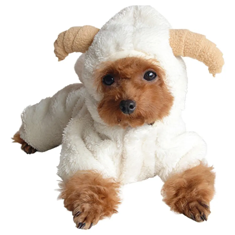 Gomaomi Lovely Sheep Dog Cosplay Clothes Fleece Warm Small Pet Coats Sweaters Hooded Puppy Halloween Cat Costume
Gomaomi Lovely Sheep Dog Cosplay Clothes Fleece Warm Small Pet Coats Sweaters Hooded Puppy Halloween Cat Costume