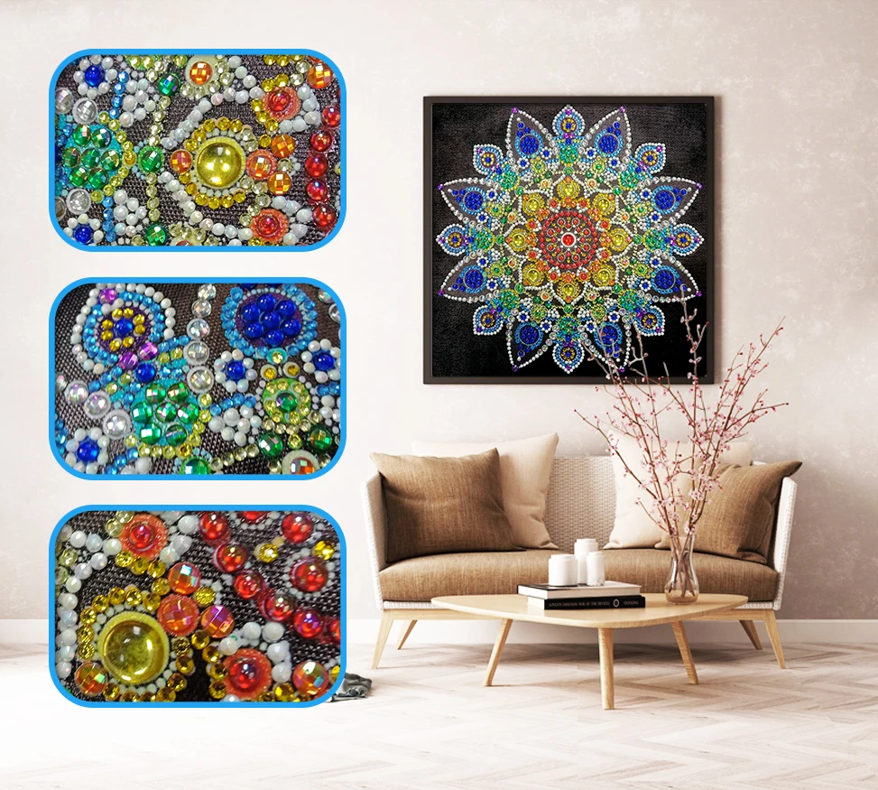 5D DIY Special Shaped Diamond Painting Partial Round Drill Diamond Embroidery Crossstitch Rhinestone Mosaic Mandala Flower Decor
5D DIY Special Shaped Diamond Painting Partial Round Drill Diamond Embroidery Crossstitch Rhinestone Mosaic Mandala Flower Decor