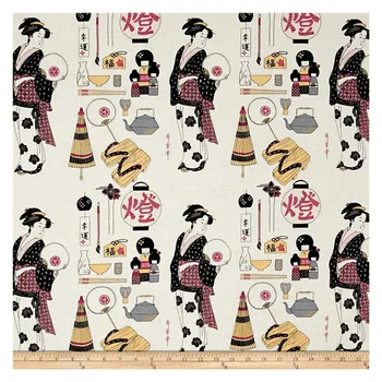 BZ22 100*140cm The Japanese Geisha Printed Plain Cotton Cloth Japan Style Women Clothing Fabric For Kimono DIY Sewing Fabric
BZ22 100*140cm The Japanese Geisha Printed Plain Cotton Cloth Japan Style Women Clothing Fabric For Kimono DIY Sewing Fabric