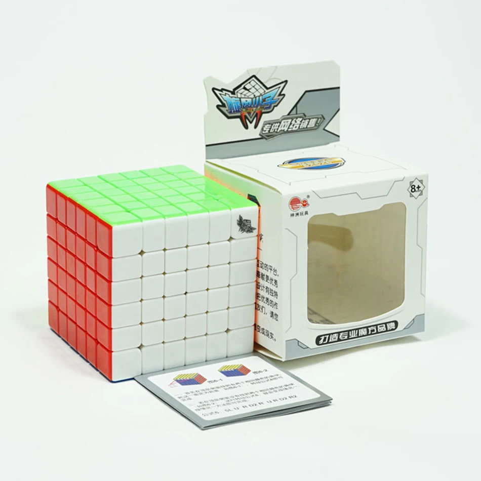 Original Cyclone Boys G6 6x6x6 high speed Cube Puzzle 6-Layers Magic Professional Learning Educational Cubos magicos Kid Toys
Original Cyclone Boys G6 6x6x6 high speed Cube Puzzle 6-Layers Magic Professional Learning Educational Cubos magicos Kid Toys