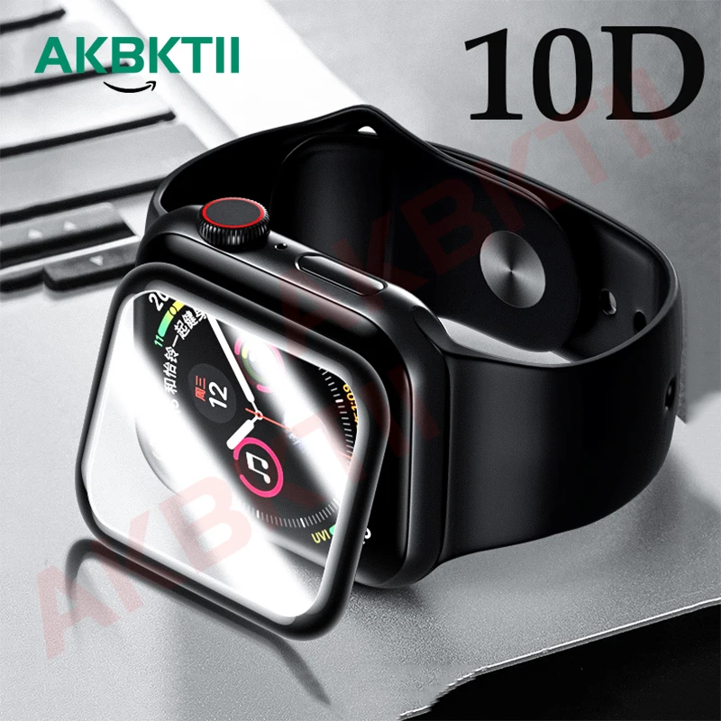 AKBKTII 10D Curved Full Cover Tempered Glass For Appple Watch 4 Screen Protector For i watch 38 40 42 44mm Protective Glass film
AKBKTII 10D Curved Full Cover Tempered Glass For Appple Watch 4 Screen Protector For i watch 38 40 42 44mm Protective Glass film