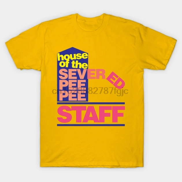 Мужская футболка с коротким рукавом house of the severed pee Humor Футболка женская | одежда