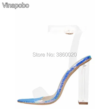 2018 new style summer shoes pumps transparent Chunky heel clear high heels sandals shoes Ankle buckle Strap woman high heels
2018 new style summer shoes pumps transparent Chunky heel clear high heels sandals shoes Ankle buckle Strap woman high heels