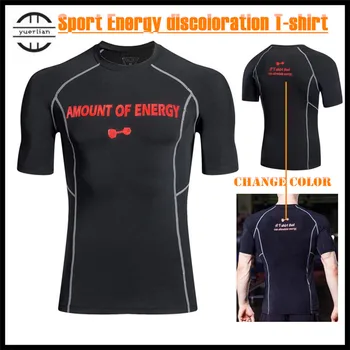 120Pcs Temperature Gradient Color Pro Fitness Tight T-shirt,Elastic Quick-dry Wicking Sporting Energy Discoloration Short Shirt
120Pcs Temperature Gradient Color Pro Fitness Tight T-shirt,Elastic Quick-dry Wicking Sporting Energy Discoloration Short Shirt