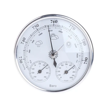 Wall Mounted Household Thermometer Hygrometer High Accuracy Pressure Gauge Air Weather Instrument Barometers
Wall Mounted Household Thermometer Hygrometer High Accuracy Pressure Gauge Air Weather Instrument Barometers