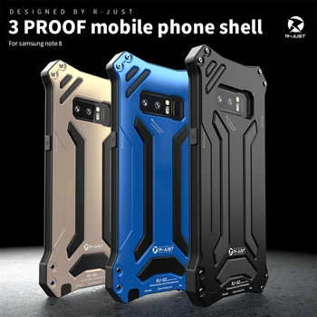 R-JUST Life waterproof shockproof Metal Cover Case For Samung Galaxy Note 8 Note8 SM-N950F N9500 protection shell no glass
R-JUST Life waterproof shockproof Metal Cover Case For Samung Galaxy Note 8 Note8 SM-N950F N9500 protection shell no glass