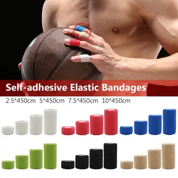 Sports Protection Elastic Bandage Color Self Adhesive Bandage Muscle Tape Finger Joints Wrap First Aid Kit
Sports Protection Elastic Bandage Color Self Adhesive Bandage Muscle Tape Finger Joints Wrap First Aid Kit