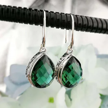 Jewelry 925 Silver Natural Gemstone Emerald Dangling Earrings For Women Wholesale Lots Bulk Jewelry Miraculous Ladybug
Jewelry 925 Silver Natural Gemstone Emerald Dangling Earrings For Women Wholesale Lots Bulk Jewelry Miraculous Ladybug