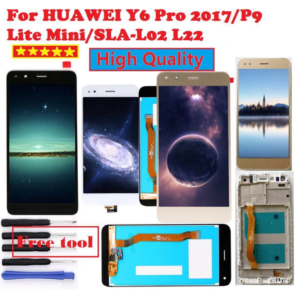 100% Tested For Huawei Y6 Pro 2017 SLA-L02 SLA-L22 SLA-TL00 LCD DIsplay + Touch Screen Digitizer Assembly+tools
100% Tested For Huawei Y6 Pro 2017 SLA-L02 SLA-L22 SLA-TL00 LCD DIsplay + Touch Screen Digitizer Assembly+tools