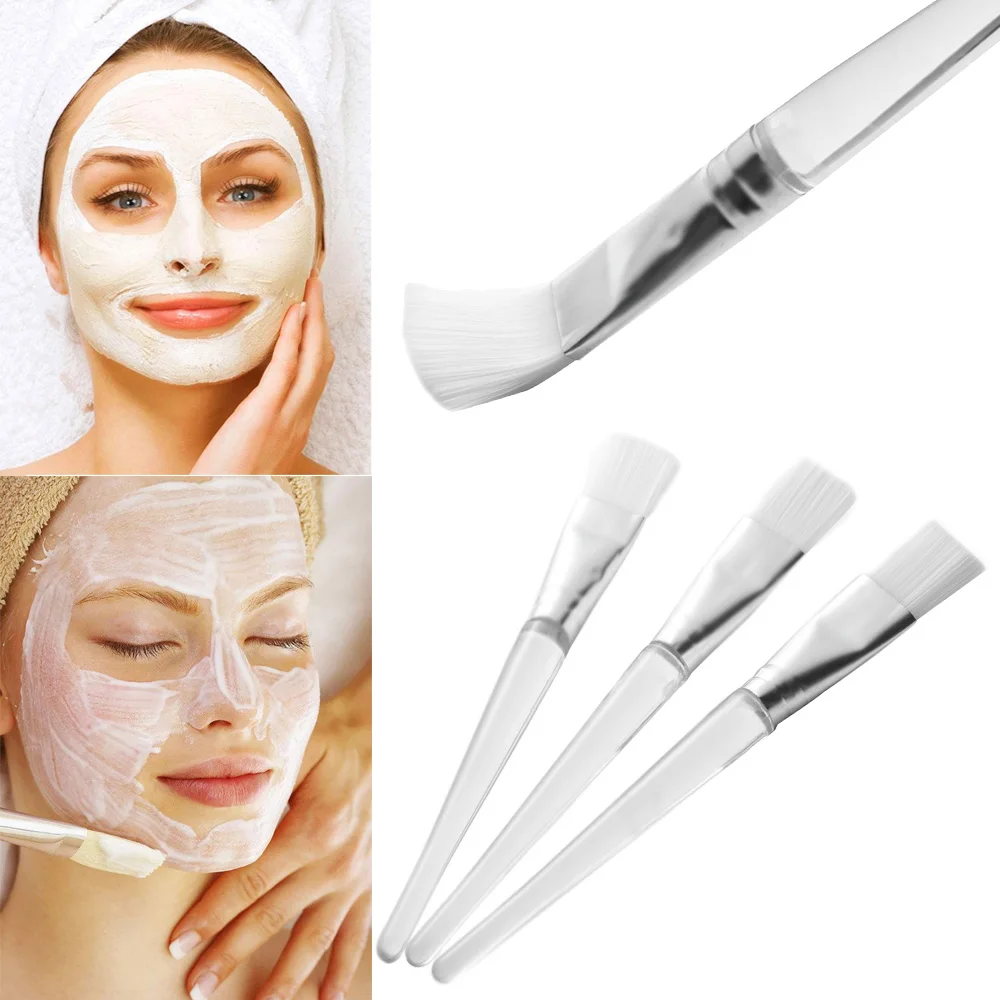 2 Pcs New Professional White Hair Mud Mixing Cosmetic Makeup Tool Beauty Face Facial Mask Brush Skin Care Transparent Handle
2 Pcs New Professional White Hair Mud Mixing Cosmetic Makeup Tool Beauty Face Facial Mask Brush Skin Care Transparent Handle