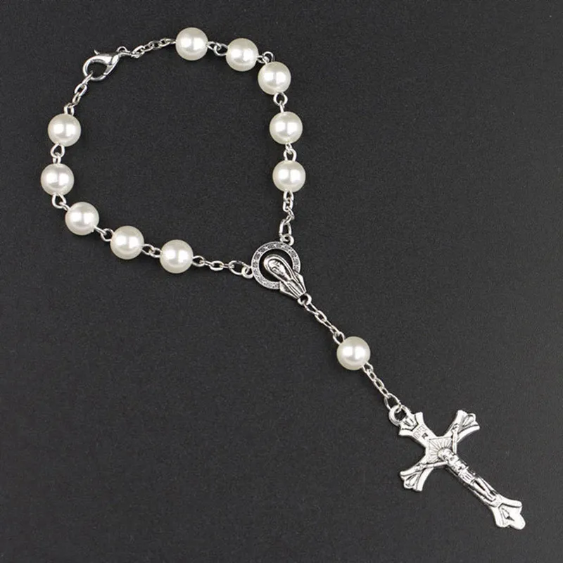 Catholic Religious Bead Cross Bracelets Rosary Centerpiece Sacred Heart of Mary Guadalupe Mercy Jesus Saint Jewelry
Catholic Religious Bead Cross Bracelets Rosary Centerpiece Sacred Heart of Mary Guadalupe Mercy Jesus Saint Jewelry