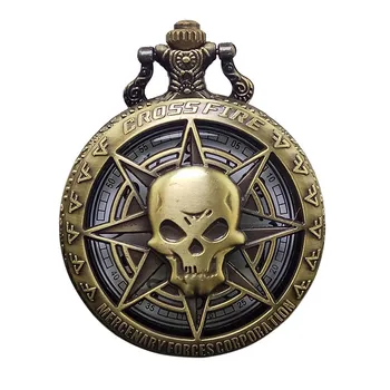 Retro quartz Pocket Watch Hollow Pendant Skull Pendant Necklace men's Women's Watch Fashion Roman Number Sweater Chain Gift
Retro quartz Pocket Watch Hollow Pendant Skull Pendant Necklace men's Women's Watch Fashion Roman Number Sweater Chain Gift