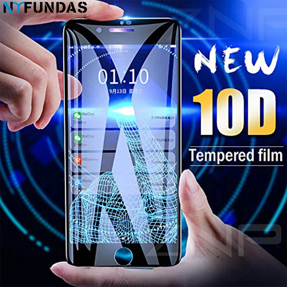 NYFundas 10D Tempered Glass for iPhone XR XS MAX X Screen Protector Full Coverage rear film for iphone 8 7 6 6S plus accesoiries
NYFundas 10D Tempered Glass for iPhone XR XS MAX X Screen Protector Full Coverage rear film for iphone 8 7 6 6S plus accesoiries