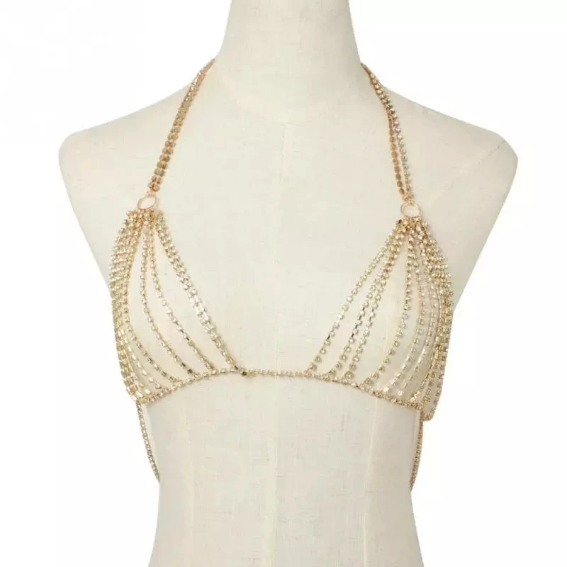 Romantic Belly Waist Sexy Jewelry Bra Chest Bikini Beach Harness Necklace With Rhinestone Valentine's Day Jewelry For Women
Romantic Belly Waist Sexy Jewelry Bra Chest Bikini Beach Harness Necklace With Rhinestone Valentine's Day Jewelry For Women