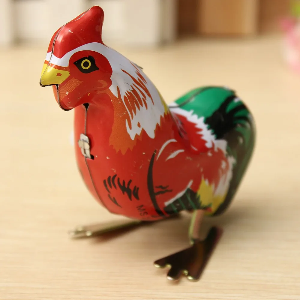 Vintage Toys Wind Up Toy Cute Clockwork Frog/Cock Model Tin Wind Up Clockwork Toy for Children
Vintage Toys Wind Up Toy Cute Clockwork Frog/Cock Model Tin Wind Up Clockwork Toy for Children