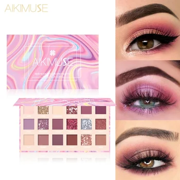 New 18 Colors Eyeshadow Palette Matte Shimmer Glitter Eyeshadow Waterproof Make Up Cosmetic Eye Shadow Makeup Pallete
New 18 Colors Eyeshadow Palette Matte Shimmer Glitter Eyeshadow Waterproof Make Up Cosmetic Eye Shadow Makeup Pallete